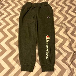Boys Size M Champion Signature Logo Fleece Joggers